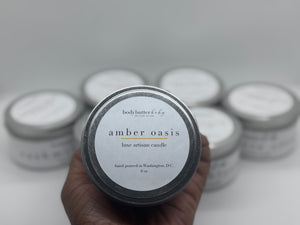 amber oasis luxe candle