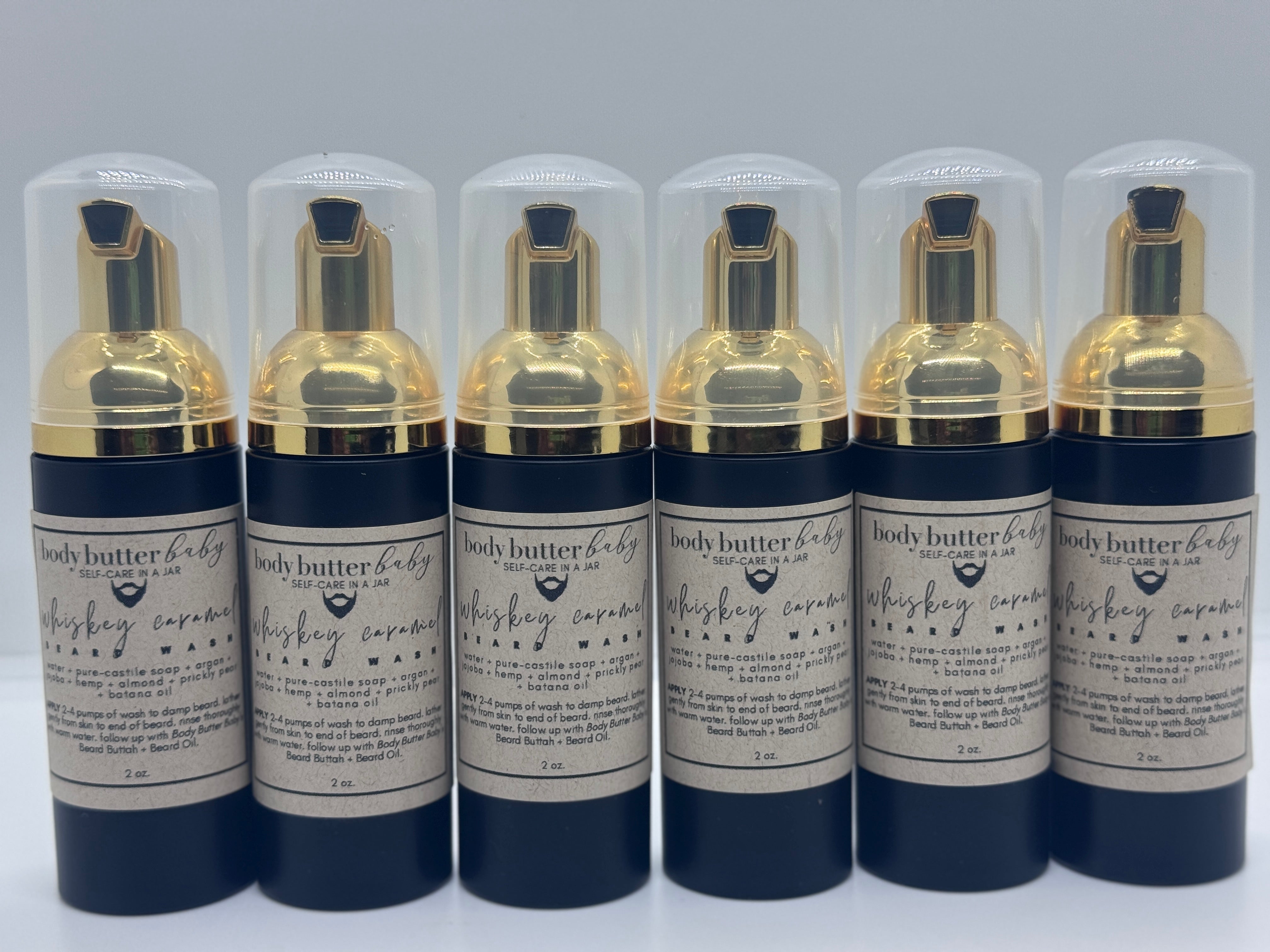 whiskey caramel beard wash