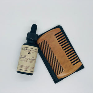 chocolate sandalwood beard oil